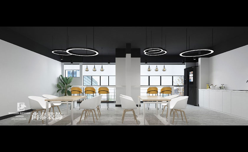 400平米微波科技辦公室裝修設(shè)計 | 晟銳微波