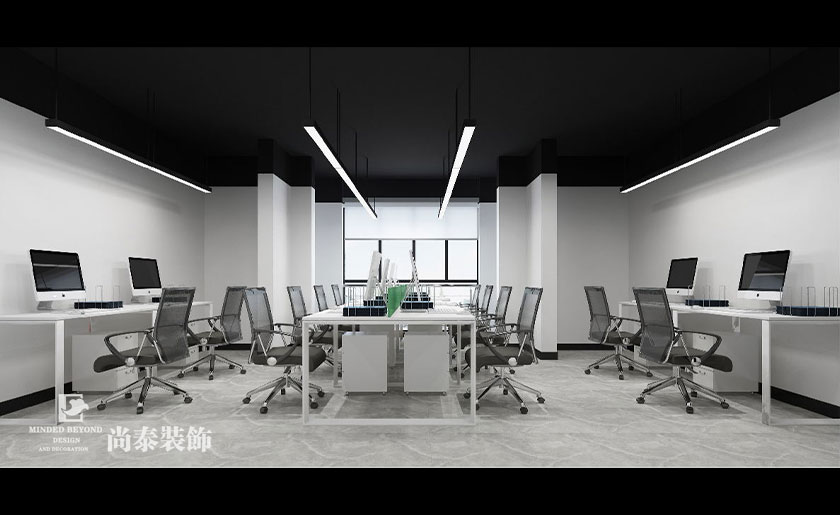 400平米微波科技辦公室裝修設(shè)計 | 晟銳微波