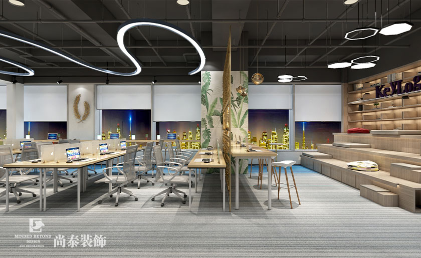 200平米咨詢公司深圳辦公室設(shè)計 | 凱洛格華成