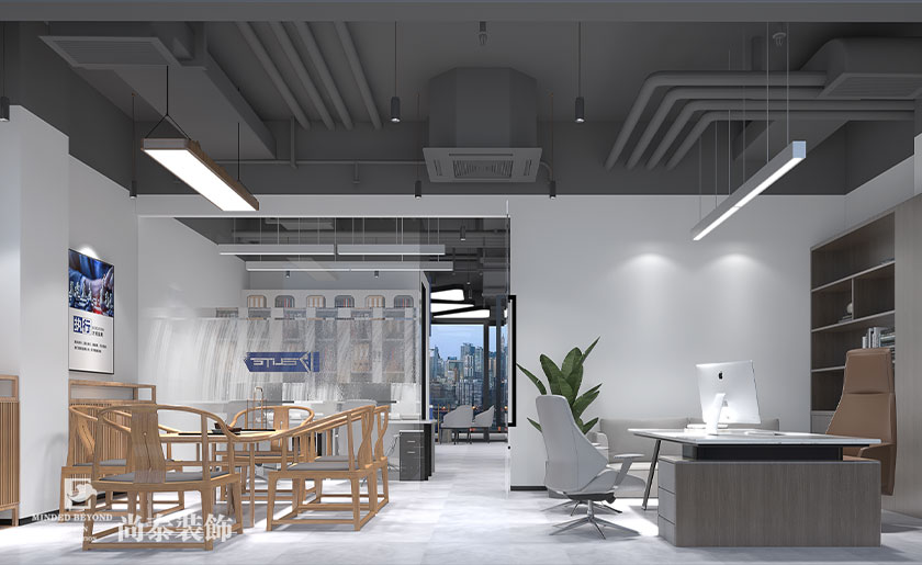 103平米儀器公司深圳辦公室裝修設計 | 一六儀器