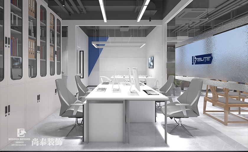 103平米儀器公司深圳辦公室裝修設計 | 一六儀器