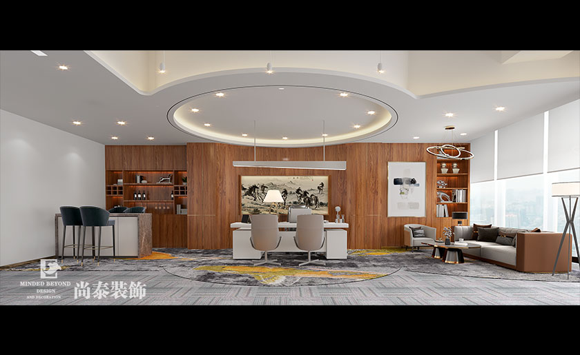 115平米深圳投資公司辦公室設計 | 德聚投資