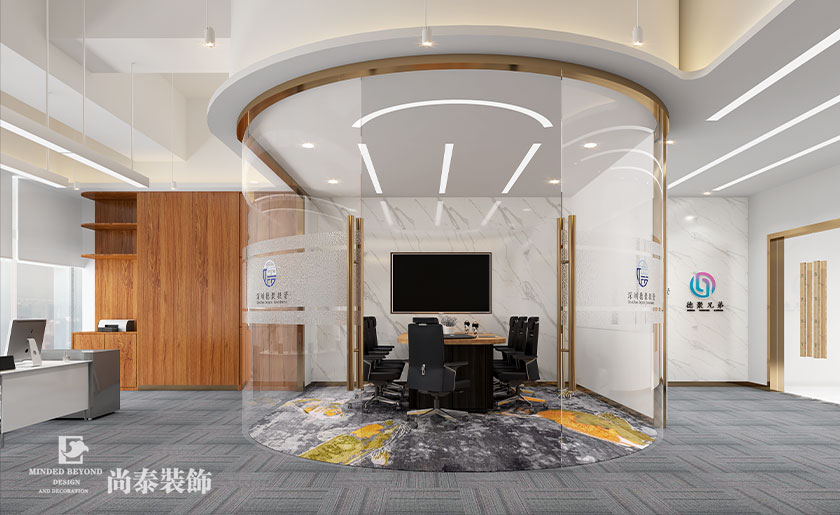 115平米深圳投資公司辦公室設計 | 德聚投資