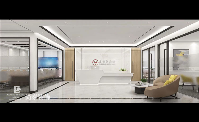 280平米深圳簡約辦公室設計 | 友創供應鏈