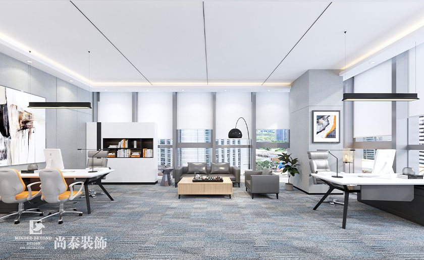 170平米深圳電商辦公室裝修設計 | 八極電子商務