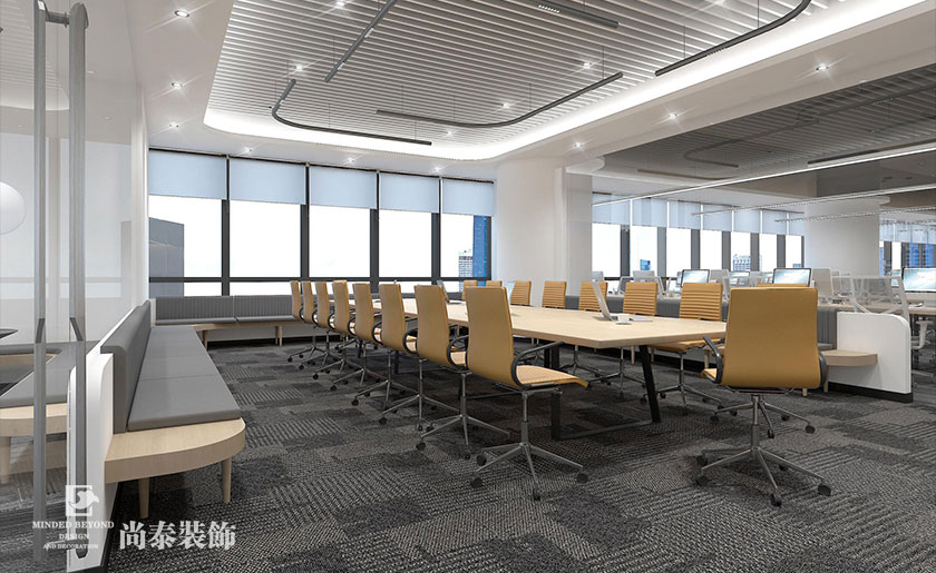 1500平米互聯網科技辦公室裝修效果圖 | 淘樂