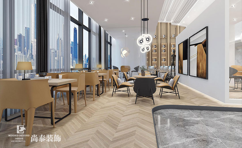 1500平米互聯網科技辦公室裝修效果圖 | 淘樂