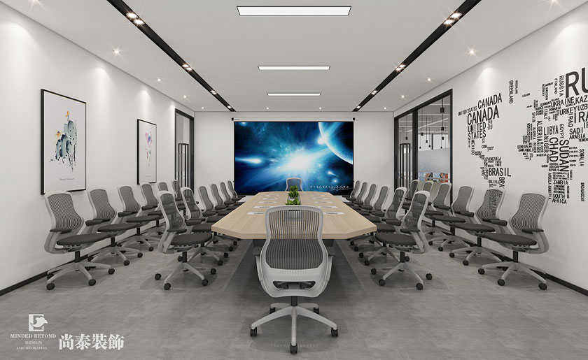 2800平米海外貿易物流公司辦公室裝修效果圖 | 貨勝物流