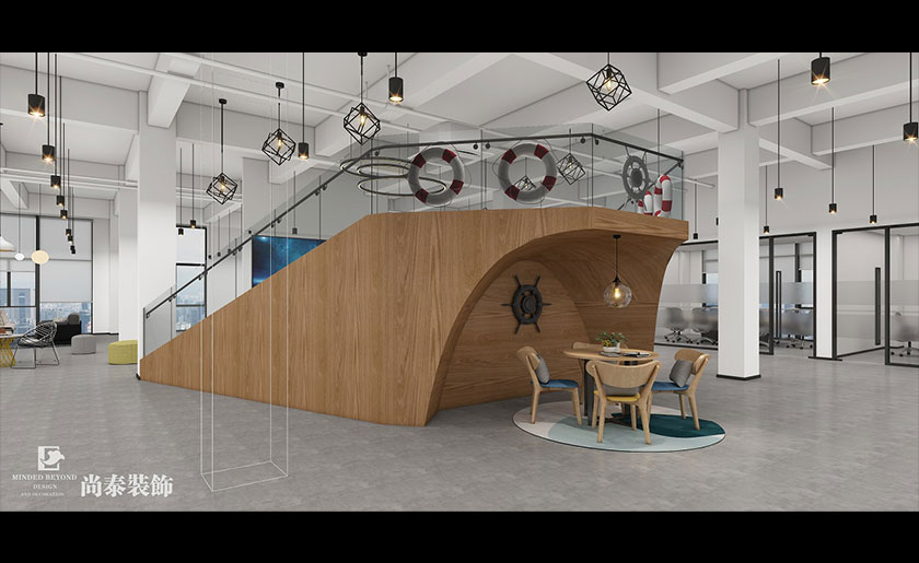 2800平米海外貿易物流公司辦公室裝修效果圖 | 貨勝物流