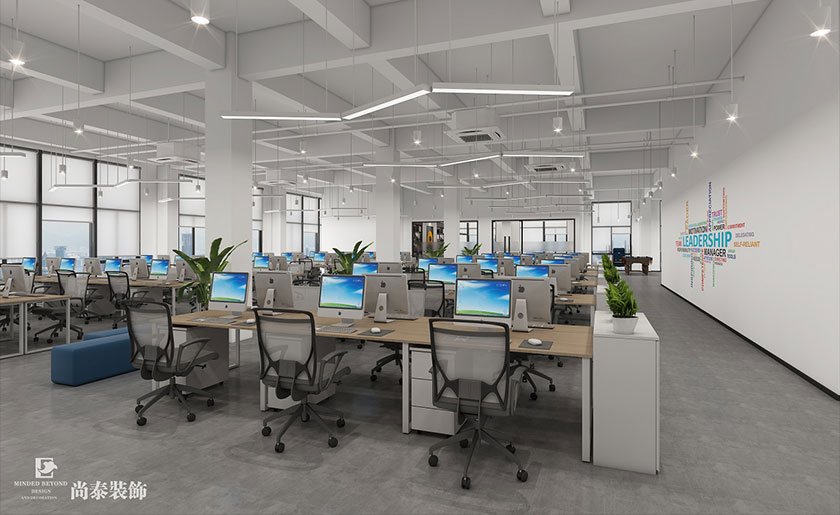 2800平米海外貿易物流公司辦公室裝修效果圖 | 貨勝物流