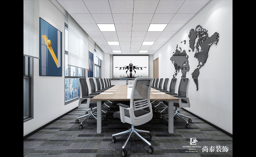 2400平米研究院深圳辦公室裝修設(shè)計(jì) | 陜煤研究院