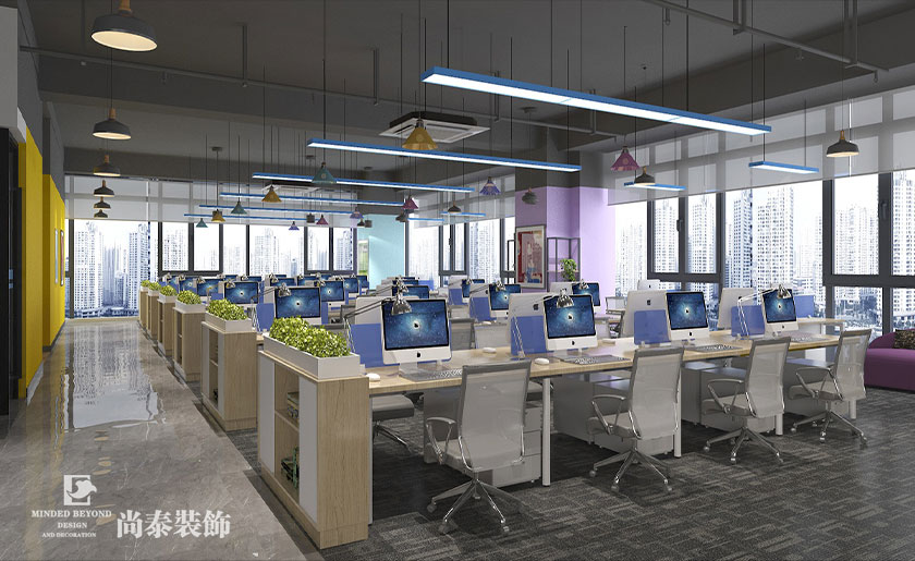 500平米美妝外貿公司辦公室設計 | 美齡美科技