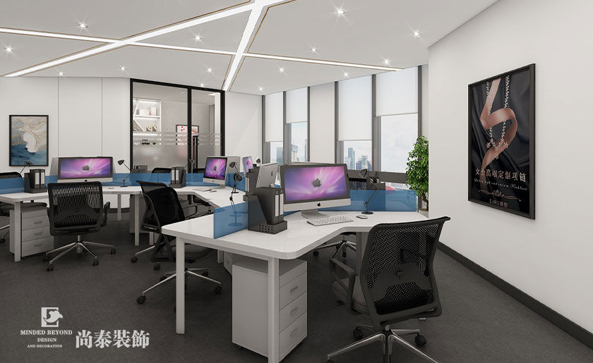 135平米珠寶設計公司辦公室裝修設計 | 凱藍品牌