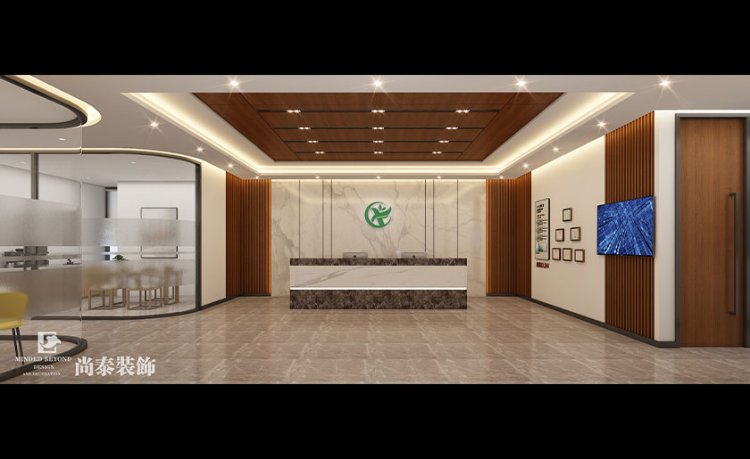 355平米新能源辦公室裝修設計 | 勵研新能源