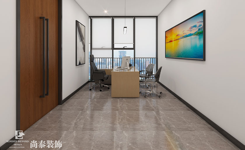 355平米新能源辦公室裝修設計 | 勵研新能源