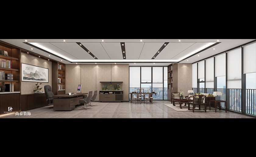 355平米新能源辦公室裝修設計 | 勵研新能源