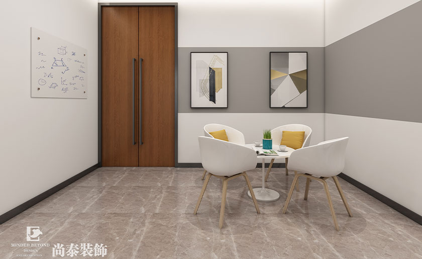 355平米新能源辦公室裝修設計 | 勵研新能源