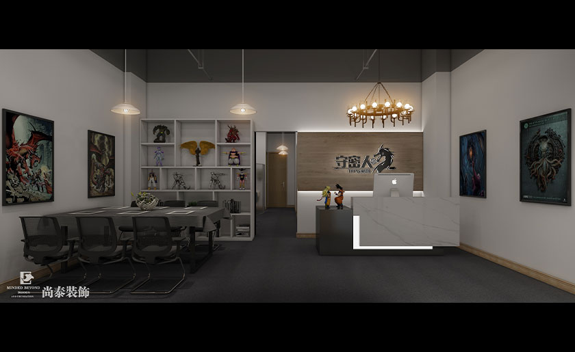 80平米深圳桌游店裝修設計 | 守密人