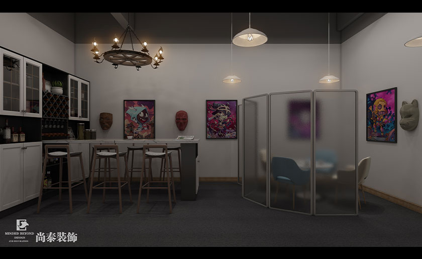 80平米深圳桌游店裝修設計 | 守密人