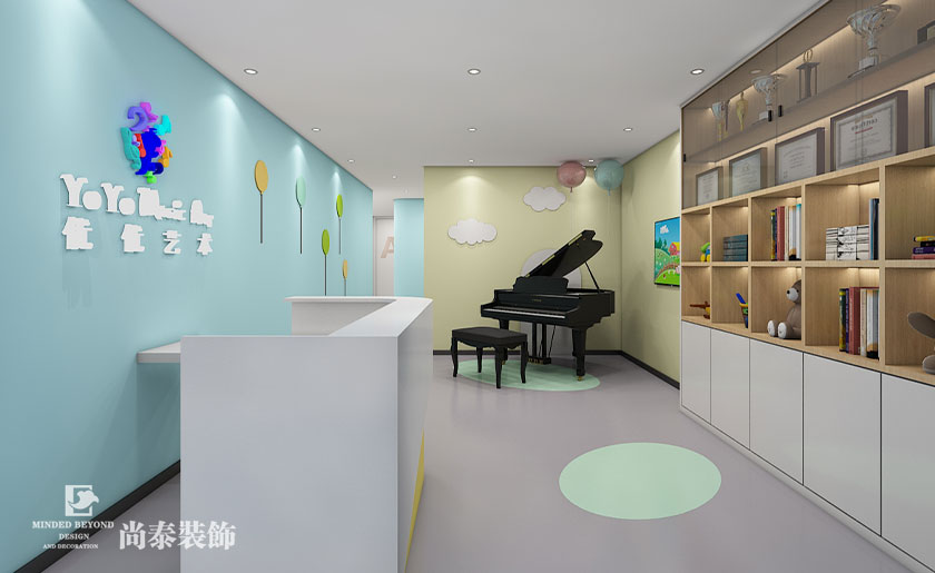 80平米深圳早教機構設計 | 優優教育