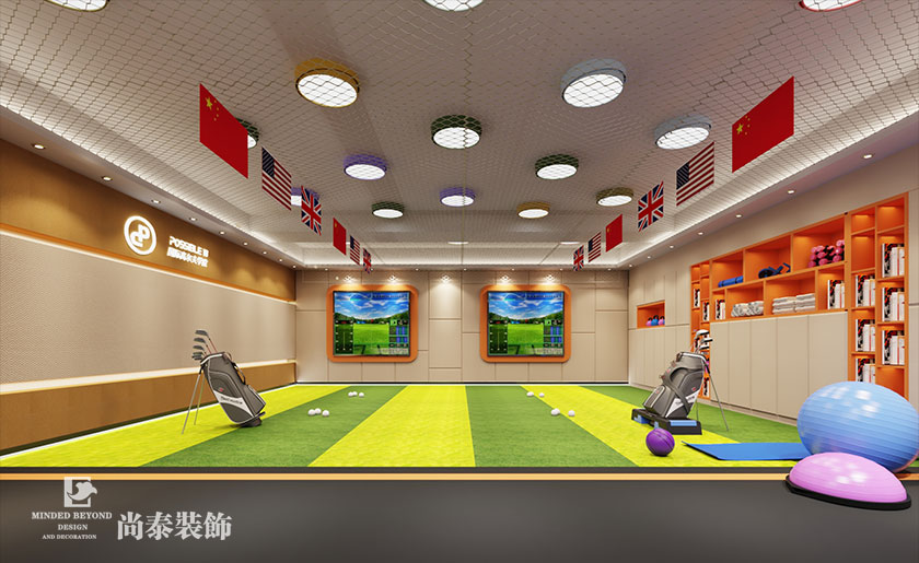 340平米高爾夫教育空間設計效果圖 | 龍華觀瀾高爾夫