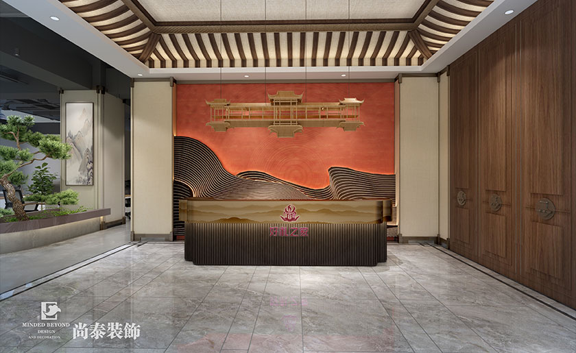 500平米禮品電子商務公司中式辦公室 | 好禮之家