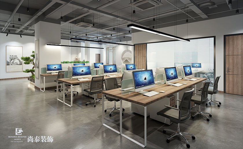 500平米禮品電子商務公司中式辦公室 | 好禮之家