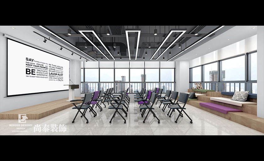 3000平米知名生物技術企業辦公室設計裝修 | 菲鵬生物