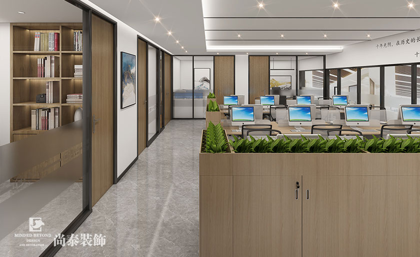 300平米自動化公司深圳辦公室裝修設計 | 保金佳科技