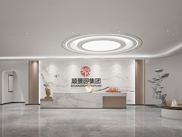 1600平米精密鑄造公司辦公室設(shè)計(jì)方案 | 順景園