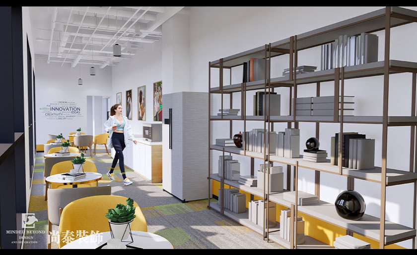 520平米網(wǎng)絡(luò)科技公司辦公室設(shè)計(jì)效果圖 | 泓齊網(wǎng)絡(luò)