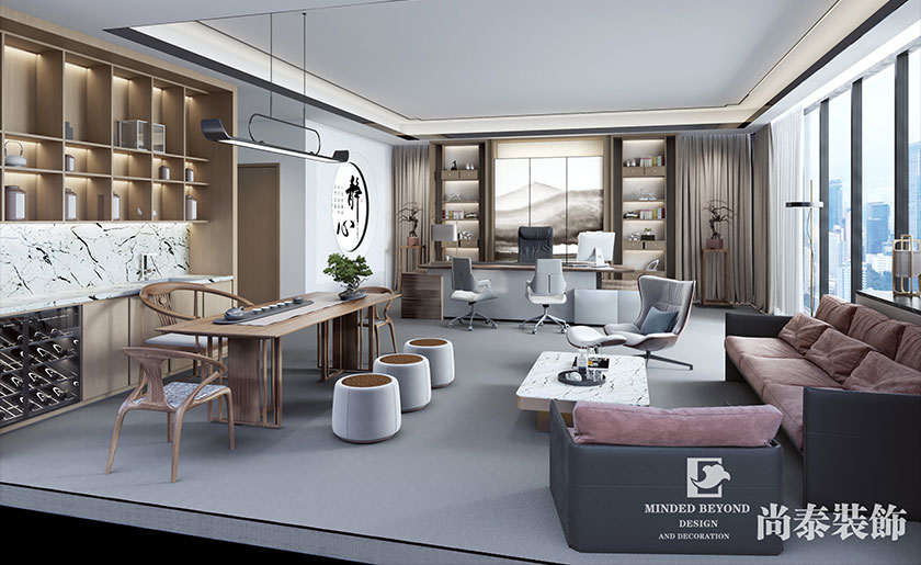 1200平米科技公司深圳辦公室設計效果圖 | 榮強