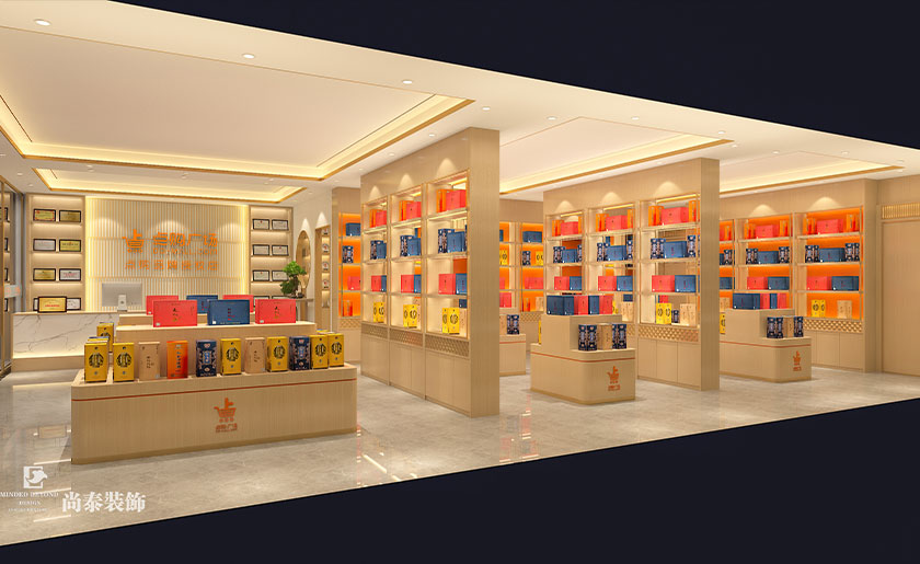 200平米新中式新零售商鋪裝修設計 | 點購廣場