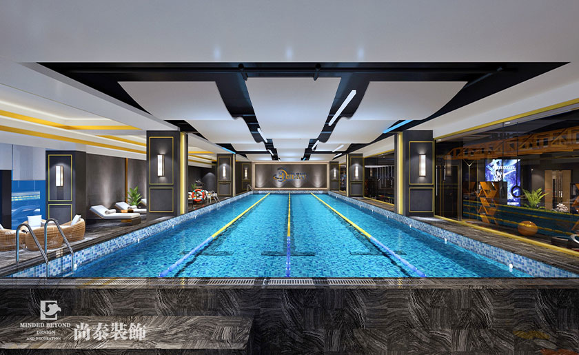 1200平米游泳健身房裝修設(shè)計(jì)方案 | 銀河國際