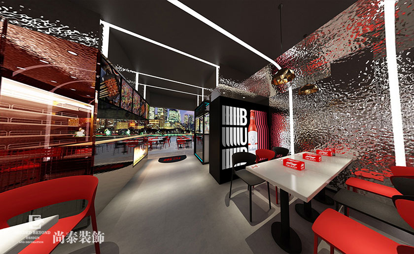 200平米燒烤啤酒主題餐廳裝修設(shè)計(jì) | 龍巢