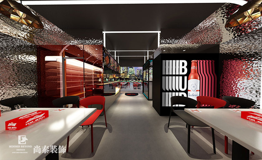 200平米燒烤啤酒主題餐廳裝修設(shè)計(jì) | 龍巢