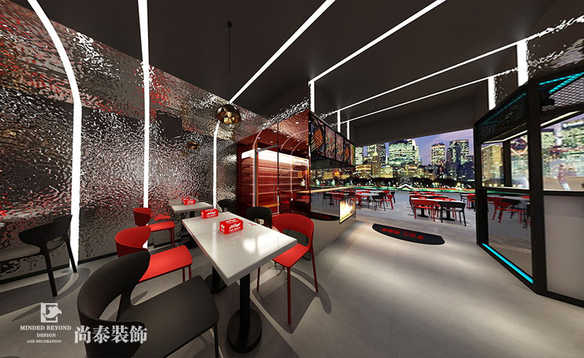 200平米燒烤啤酒主題餐廳裝修設(shè)計(jì) | 龍巢