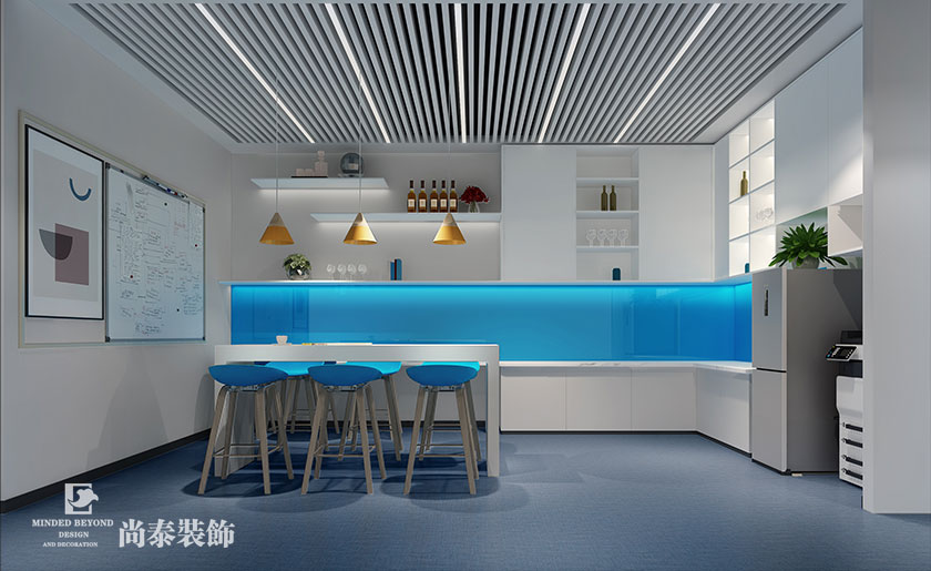 深圳4000平米智能科技公司辦公室裝修設計案例 | 云伽智能