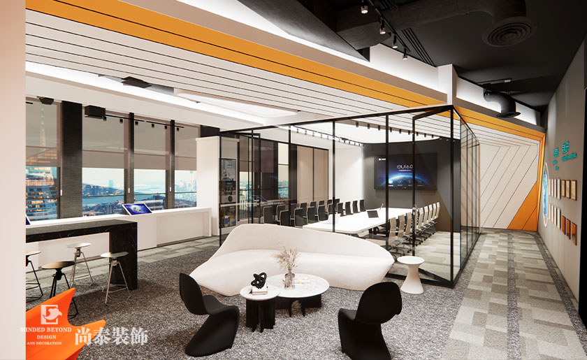 深圳600㎡機器人公司辦公室裝修效果圖 | 樂純動力