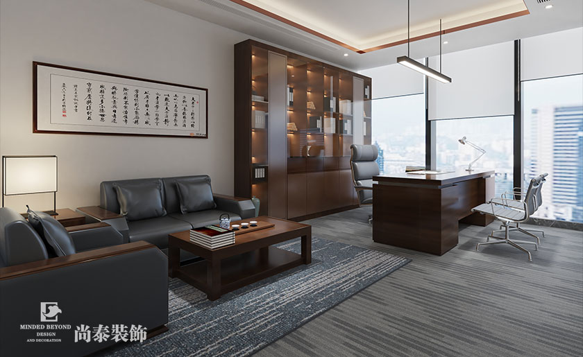 330平米建筑公司深圳辦公室設(shè)計裝修效果圖 | 三義建筑