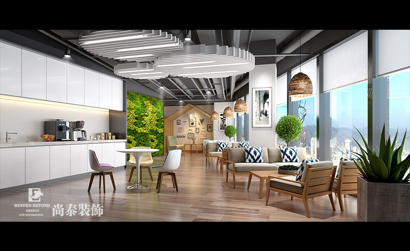 深圳辦公室裝修設計9000平米上市科技公司 | 芯海科技