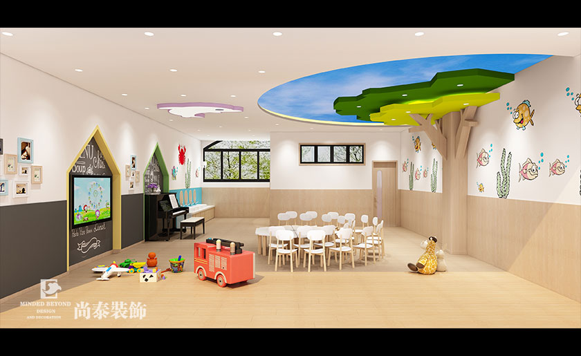 幼兒園設計2400平米高端國際幼兒園 | 蒙禾幼兒園