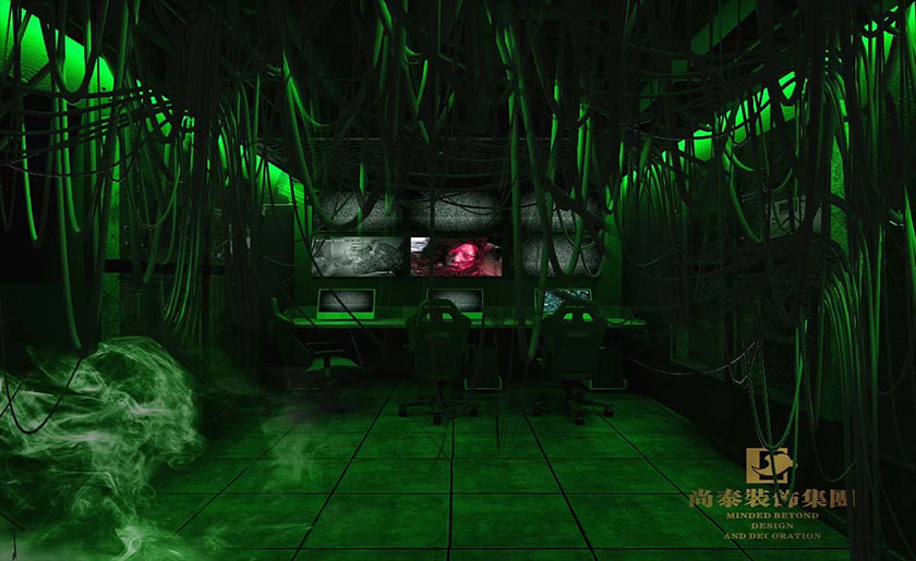 深圳密室逃脫裝修設計-300平米游戲娛樂空間