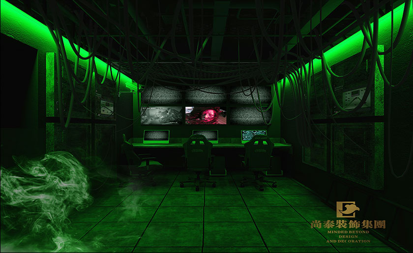 深圳密室逃脫裝修設計-300平米游戲娛樂空間