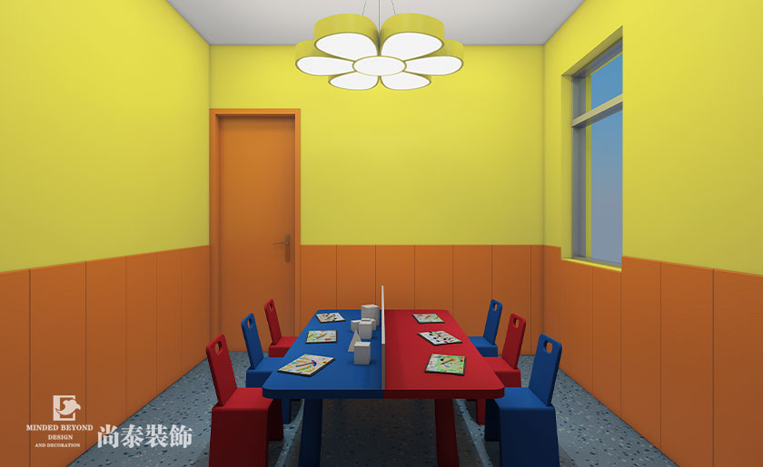 深圳教育空間設(shè)計(jì)-100平米少兒美術(shù)教育 | 七彩魚