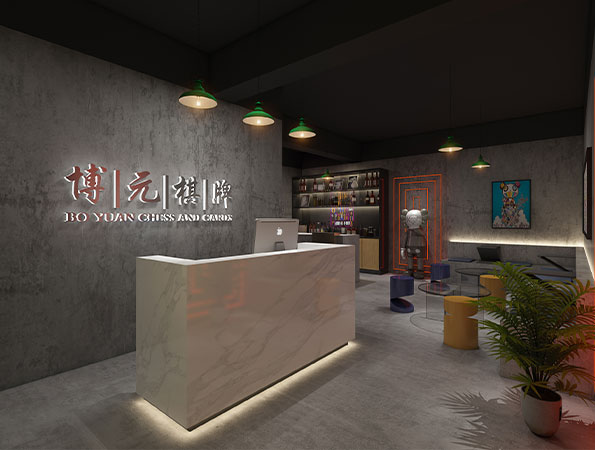 深圳桌游店裝修設計案例-200平米桌游棋牌店 | 博元棋牌