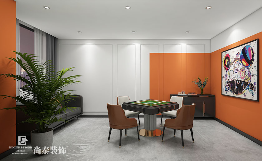 深圳桌游店裝修設(shè)計(jì)案例-200平米桌游棋牌店 | 博元棋牌