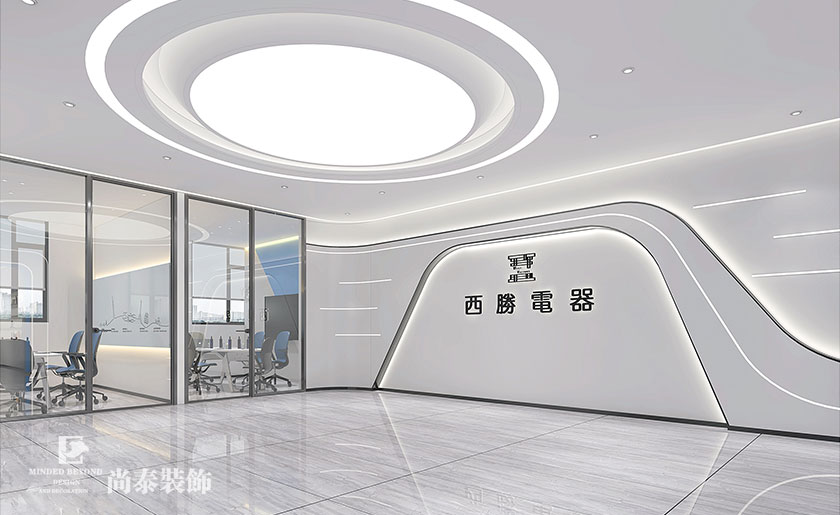 現代簡約風格深圳裝修公司辦公室裝修案例