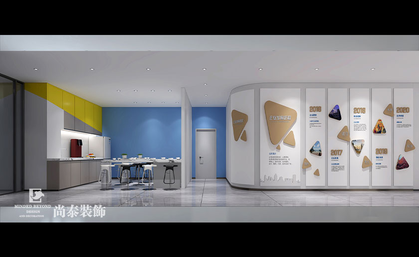 現代簡約風格深圳裝修公司辦公室裝修案例