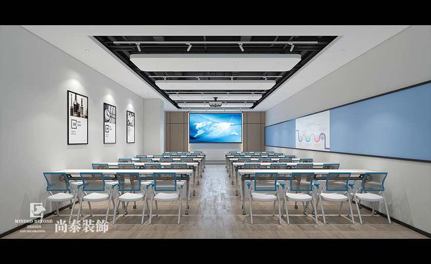 現代簡約風格深圳裝修公司辦公室裝修案例